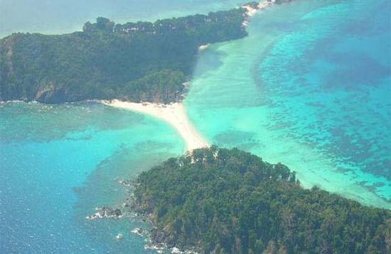 Andaman Lagoons - Popuplar Destination, Beach, Place to Visit or Sightseeing - Cinque Island (Mahatma Gandhi Marine National Park, Wandoor) at Port Blair in Andaman Islands