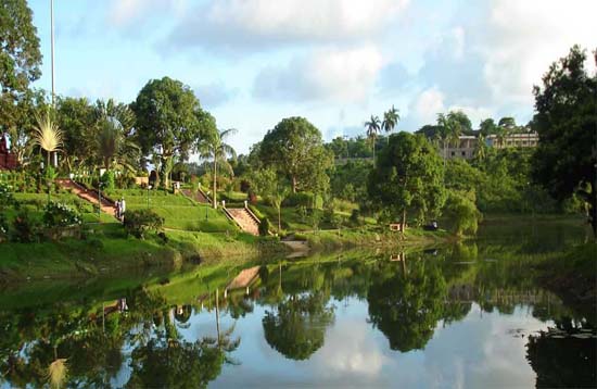 Andaman Lagoons - Popuplar Destination, City Tour, Place to Visit or Sightseeing - Gandhi Park at Port Blair in Andaman Islands