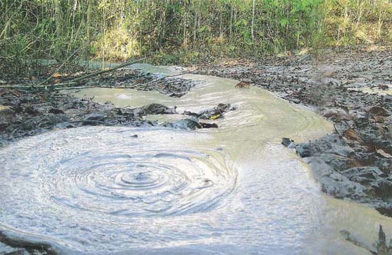 Andaman Lagoons - Popuplar Destination, Place to Visit or Sightseeing - Mud Volcano at Baratang Island (North and Middle Andaman) in Andaman Islands