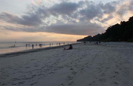 Andaman Lagoons - Popuplar Destination, Place to Visit or Sightseeing - Radhanagar Beach (ranked among Asia's Top 10 beaches, Sunrise Point, Sunset Point) at Havelock Island in Andaman Islands