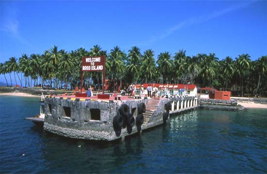 Andaman Lagoons - Popuplar Destination, Place to Visit or Sightseeing - Ross Island at Port Blair in Andaman Islands