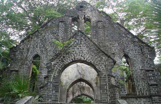 Andaman Lagoons - Popuplar Destination, Place to Visit or Sightseeing - Ross Island at Port Blair in Andaman Islands