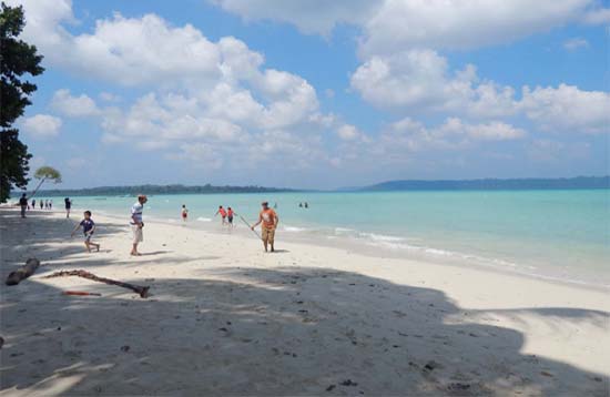 Andaman Lagoons - Popuplar Destination, Place to Visit or Sightseeing - Vijaynagar Beach at Havelock Island in Andaman Islands