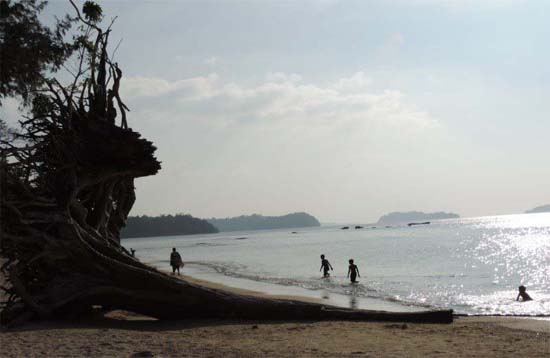 Andaman Lagoons - Popuplar Destination, Place to Visit or Sightseeing - Wandoor Beach at Port Blair in Andaman Islands